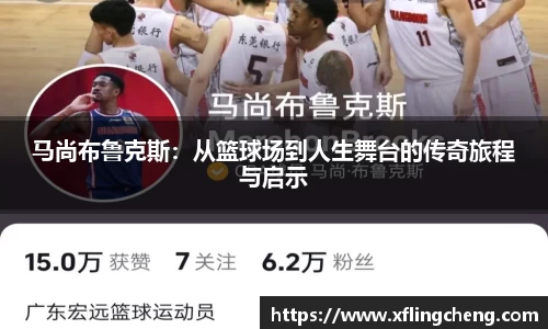 马尚布鲁克斯：从篮球场到人生舞台的传奇旅程与启示